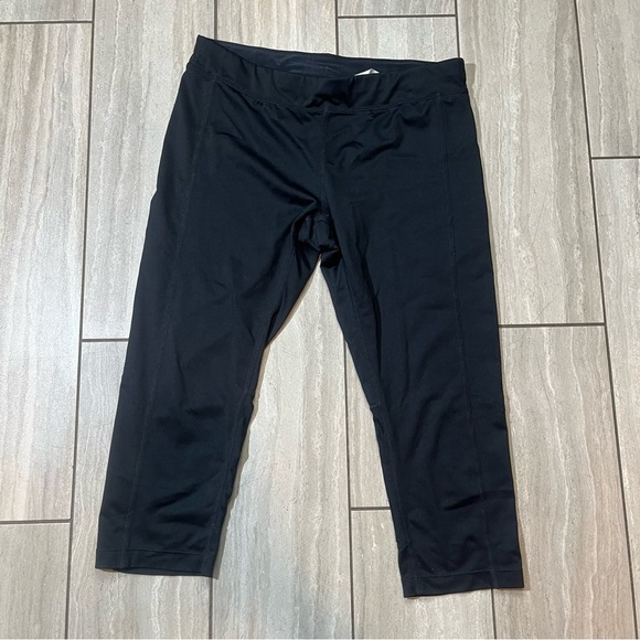 Nike Dri Fit Black Capri Mens Leggings Size Medium - Picture 1 of 6